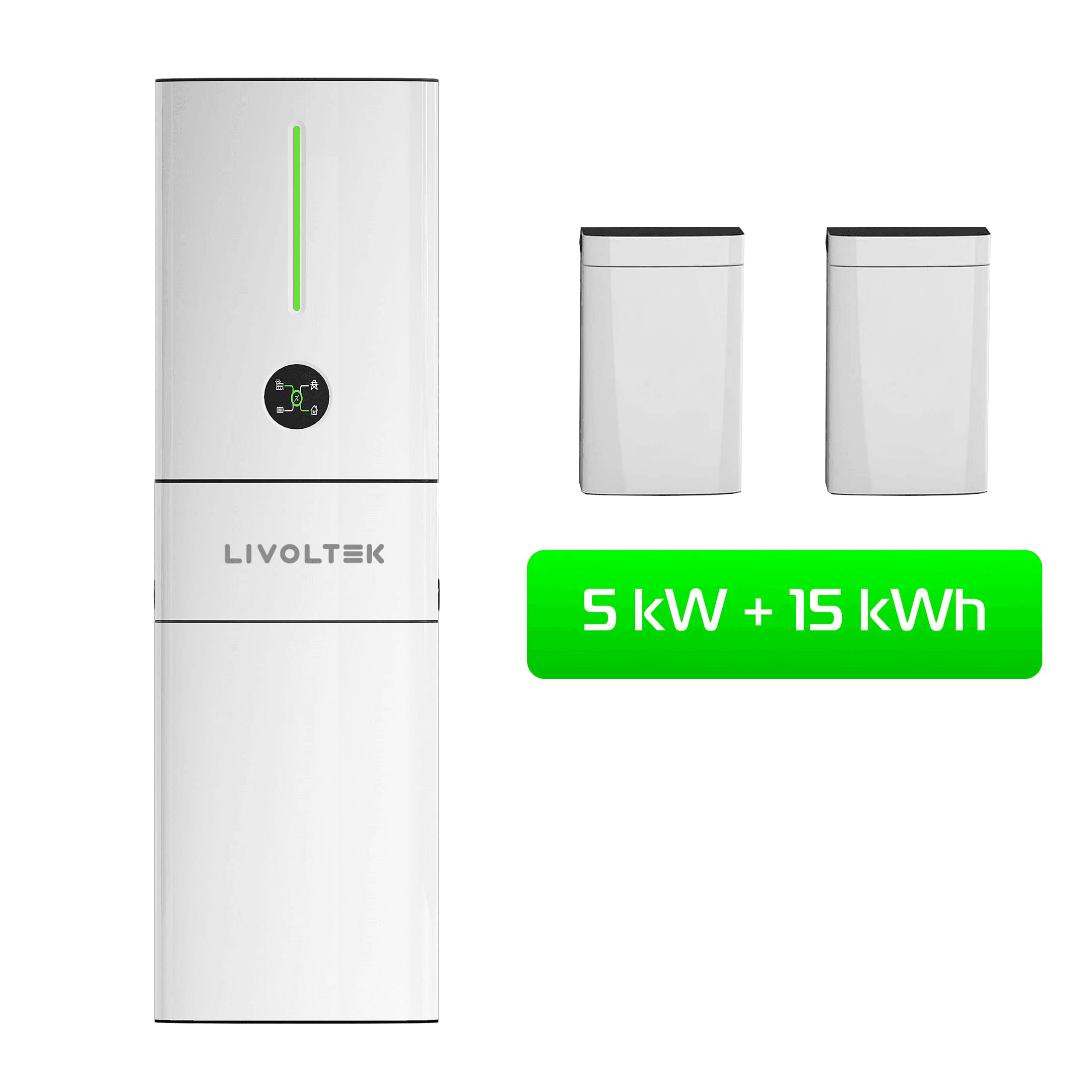 livoltek all in one 5+15 kwh Гібридний інвертор Livoltek All-In-One ESS 5/15 kWh - Зображення 1