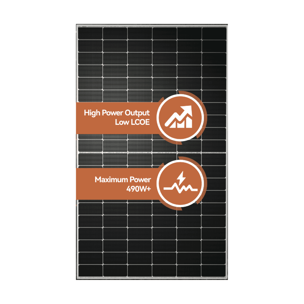 Сонячна панель Livoltek TW Solar SOL-TWMND-60HS-490W для сонячної електростанції