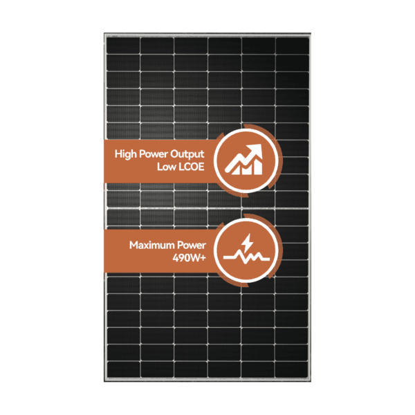 Сонячна панель Livoltek TW Solar SOL-TWMND-60HS-490W для сонячної електростанції